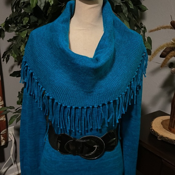 ND Aqua Sweater Dress - Picture 2 of 15